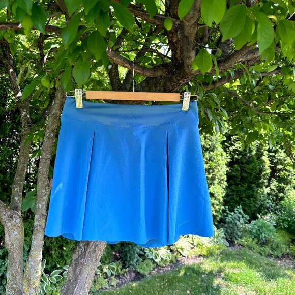 Nike Blue Pleated Tennis Skort | Sporty & Chic - Picture 1 of 5